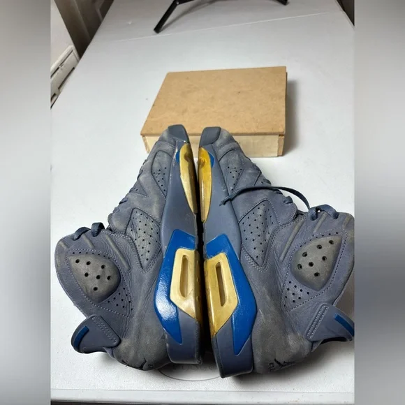 Air Jordan 6 Retro Diffused Blue Sz 11.5 384664-400 Men’s Sneakers OG Rare MJ - Picture 6 of 11